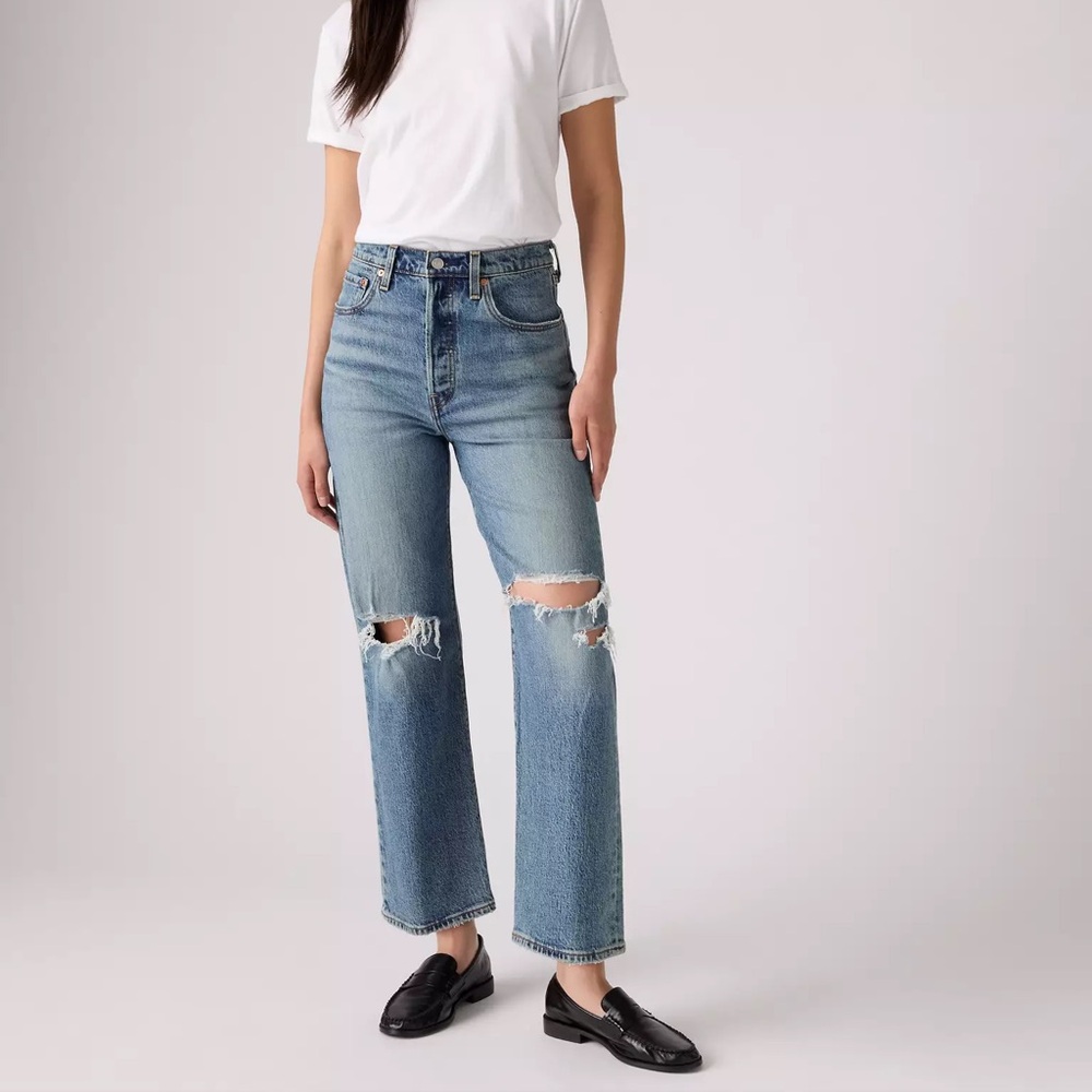 Levi's Blue Ankle & Cropped Jeans